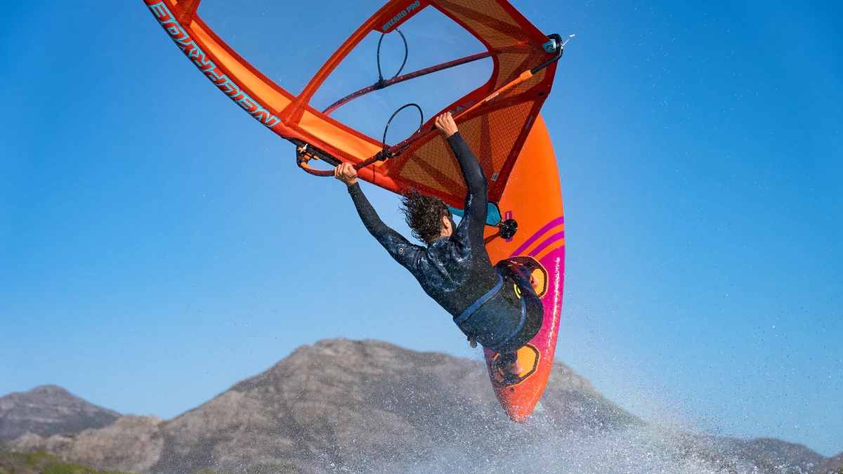 speedster 2024 model sails neilpryde  orange sails